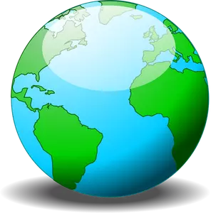 Globe vektor sederhana