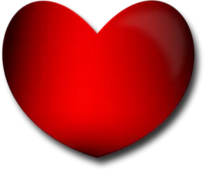 Glossy Heart Vector Image