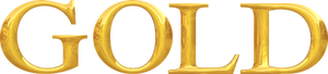 '' Gold'' typografi