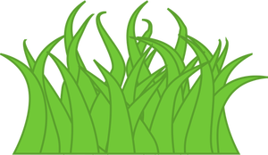 Listy trávy vektorový obrázek