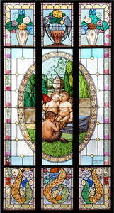 Greek myths Stained Glass Window