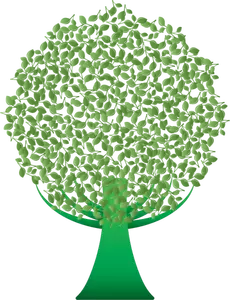 Grüner Baum abstrakt