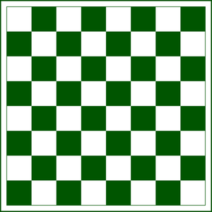 Tablă de şah verde