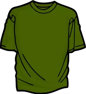 Verde immagine vettoriale t-shirt