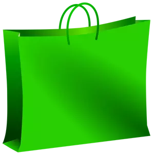 Grüne Tasche Vektor-illustration