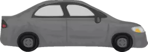 Vector de automóvil gris de la imagen