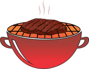 Steak grillé