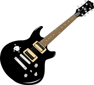 Vector graphics of electric guitar