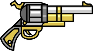 Glossy revolver