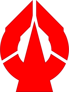 Vector image of emblem of Hanayama
