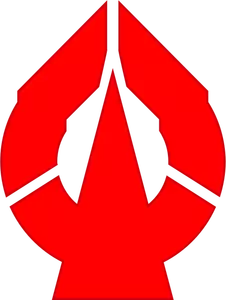 Vector image of emblem of Hanayama