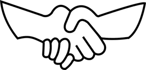 Immagine vettoriale handshake