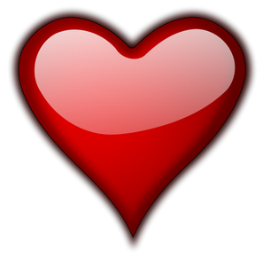 tiny red heart clipart