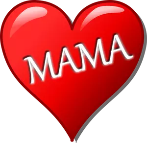 Mother's day hart vector