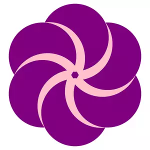 Violett cirklar
