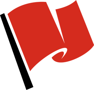 Rode vlag, pictogram