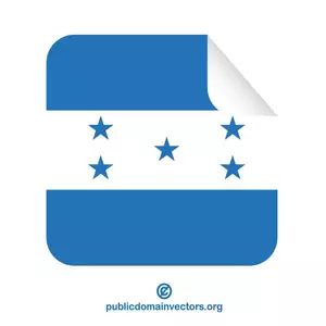 Honduras flag sticker 2