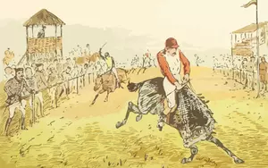 Scena del cavallo da corsa