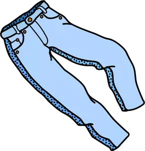 Imagem de linha colorida arte vetorial de calças