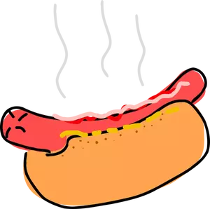 Hot dog di disegno