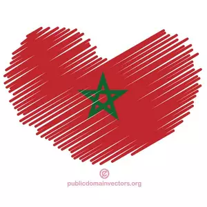 Ik hou van Marokko vectorafbeeldingen