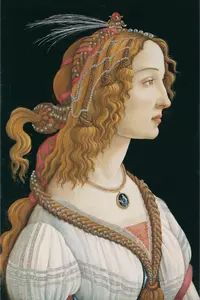 Romantisk Ladys portrett