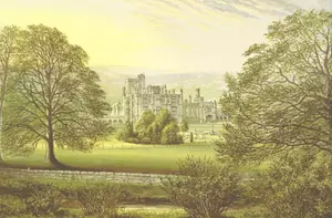 Vector drawing of Ilam Hall