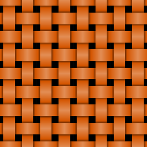 Oranje gebreide patroon