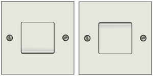 On şi off switch-uri lumina ilustrare