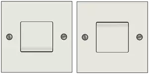 Ligar e desligar a ilustração de interruptores de luz