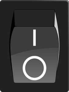 Dibujo de icono de botón de encendido del color