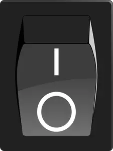 Barva kresba ikona tlačítka napájení