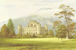 Imagem vetorial de castelo Inveraray