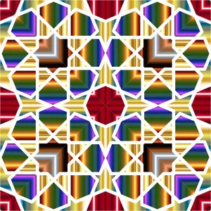 Grafică vectorială tigla geometrice islamice
