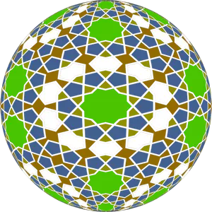 Ilustraţie de vectorul islamice sfera cu gresie