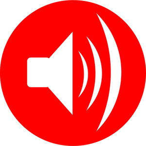 Speaker vector icon