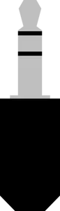 Konektor audio vektor gambar