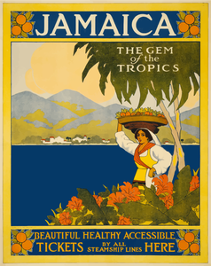Jamaika turizm poster