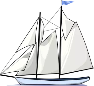 Schooner ship