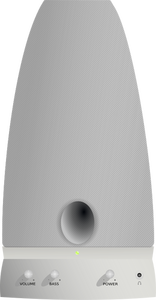 Vector image of PC loudspeaker