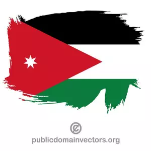 Vlag van Jordanië