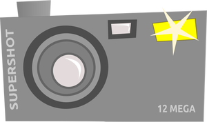 Vector drawing of fancy camera icon
