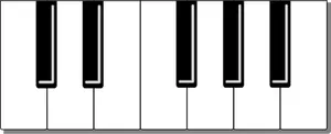 Tastatur Piktogramme Vektor-Bild