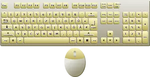 Imagem de vetor de teclado de computador layout alemão