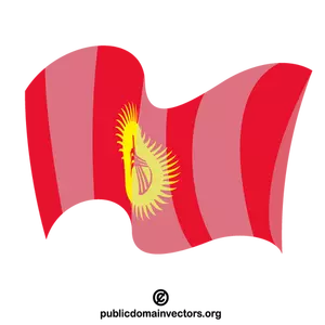 Kyrgyzstan state flag