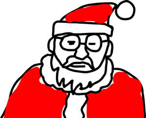 Santa's schets afbeelding