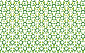 Naadloze patroon met groene bladeren