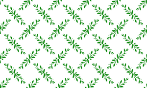 Leafy pattern in different directions