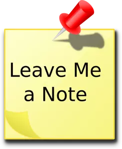 '' Bana bir not bıraktın '' mesaj