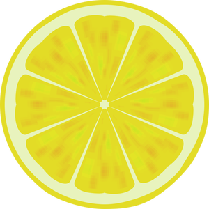 Limon dilimi vektör çizim